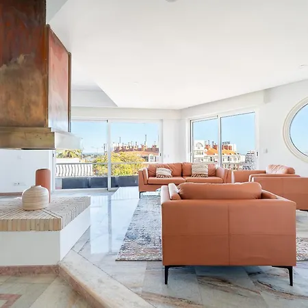 Luxe Penthouse, Bbq, Jacuzzi, Games, Ocean View, Oura 2-min Walk - By Seareen Apartament Albufeira
