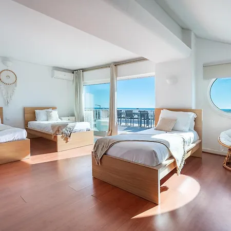 Luxe Penthouse, Bbq, Jacuzzi, Games, Ocean View, Oura 2-min Walk - By Seareen Албуфейра